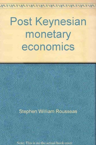 Stock image for Post Keynesian Monetary Economics for sale by Rob the Book Man