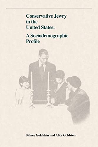 Imagen de archivo de Conservative Jewry in the United States A Socialdemographic Profile a la venta por PBShop.store US