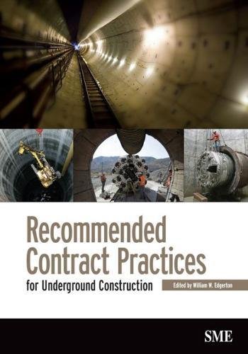 Imagen de archivo de Recommended Contract Practices for Underground Construction a la venta por Second Edition Books