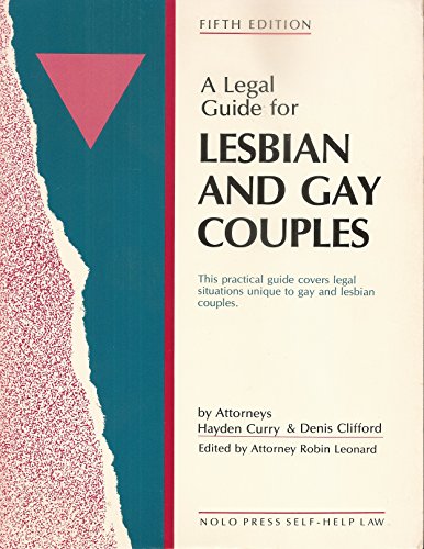 Stock image for Legal Guide for Lesbian and Gay Couples for sale by Dan A. Domike