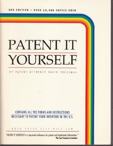 Beispielbild fr Patent It Yourself zum Verkauf von Wonder Book