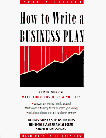 9780873371841: How to Write a Business Plan (4th Ed)