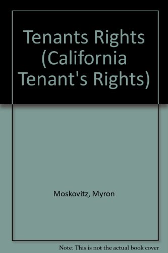 Beispielbild fr Tenants Rights (California Tenant's Rights) zum Verkauf von HPB-Red