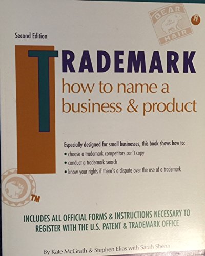 Beispielbild fr Trademark : How to Name Your Business and Product zum Verkauf von Better World Books