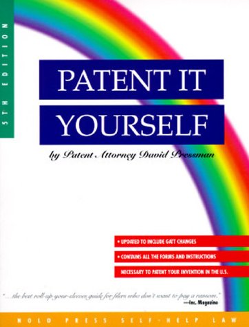 Beispielbild fr Patent It Yourself zum Verkauf von Better World Books