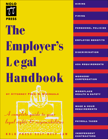 Beispielbild fr The Employer's Legal Handbook (2nd ed) zum Verkauf von WorldofBooks