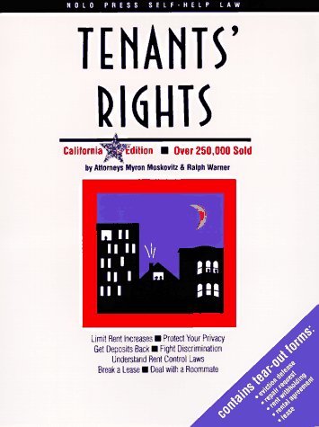 Beispielbild fr Tenants' Rights (CALIFORNIA TENANTS' RIGHTS) zum Verkauf von HPB-Red