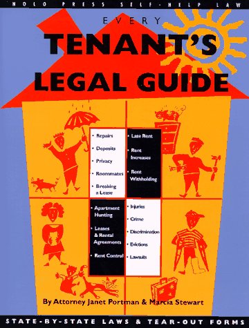 Every Tenant's Legal Guide (9780873373807) by Portman, Janet;Randolph, Mary;Stewart, Marcia;Warner, Ralph E.