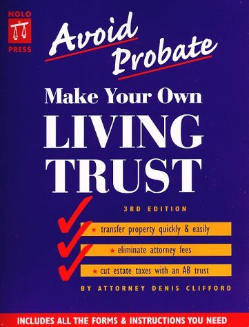 Stock image for Make Your Own Living Trust for sale by Wonder Book