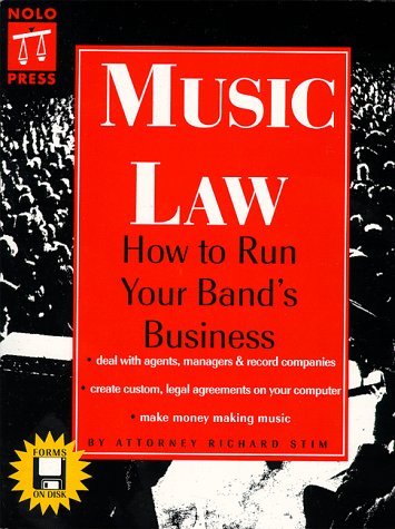 Beispielbild fr Music Law: How to Run Your Band's Business zum Verkauf von HPB Inc.