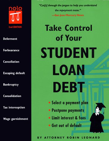 Beispielbild fr Take Control of Your Student Loan Debt zum Verkauf von Better World Books