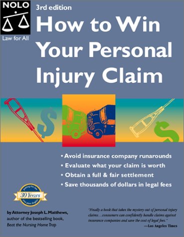 Beispielbild fr How to Win Your Personal Injury Claim zum Verkauf von Better World Books