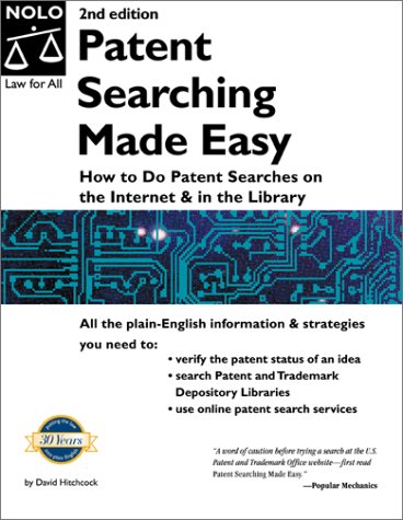 Stock image for Patent Searching Made Easy : How to Do Patent Searches on the Internet and in the Library for sale by Better World Books