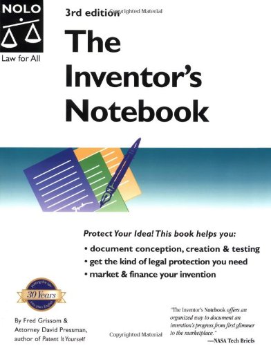 Imagen de archivo de The Inventor's Notebook a la venta por ThriftBooks-Dallas