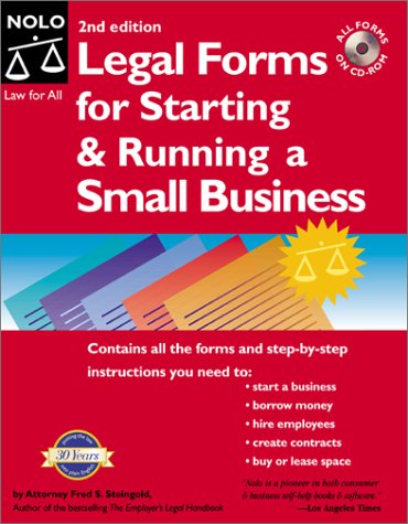 Stock image for Legal Forms for Starting and Running a Small Business (2nd ed.) for sale by SecondSale