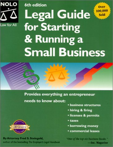 9780873376426: Legal Guide for Starting & Running a Small Business (Legal Guide for Starting and Running a Small Business, 6th ed)