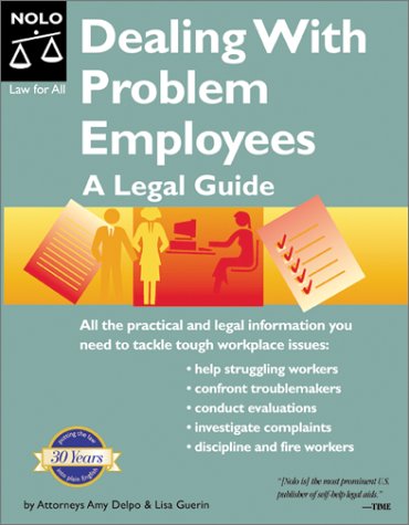 Beispielbild fr Dealing with Problem Employees : An Legal Guide zum Verkauf von Better World Books