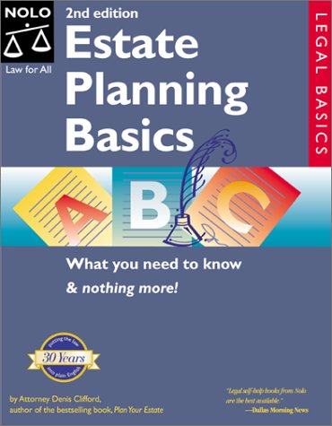 Stock image for Estate Planning Basics for sale by Better World Books: West