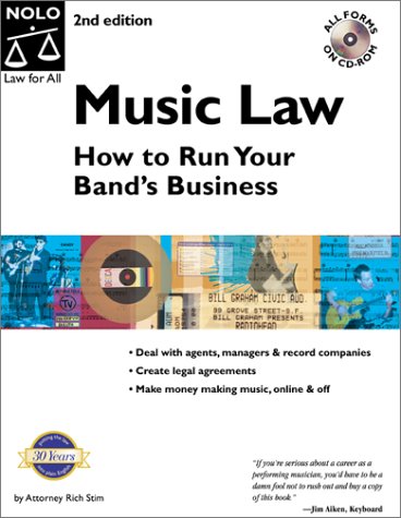 Stock image for MUSIC LAW: HOW TO RUN YOUR BAND' for sale by BennettBooksLtd