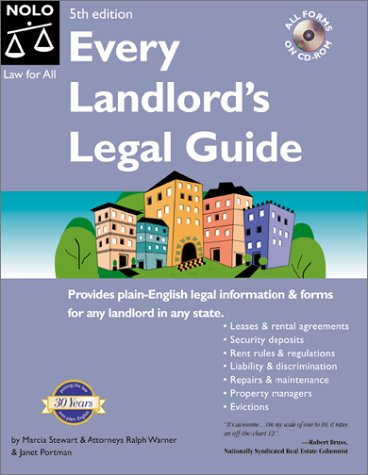 Beispielbild fr Every Landlord's Legal Guide zum Verkauf von Better World Books