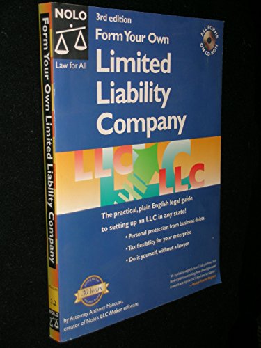 Imagen de archivo de Form Your Own Limited Liability Company a la venta por More Than Words