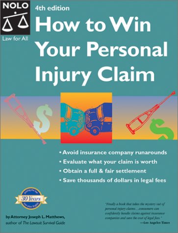 Beispielbild fr How to Win Your Personal Injury Claim zum Verkauf von Better World Books