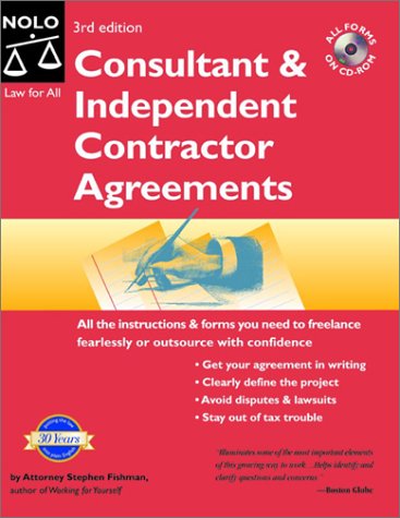 9780873379007: Consultant & Independent Contractor Agreements