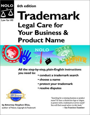 Beispielbild fr Trademark: Legal Care for Your Business & Product Name zum Verkauf von ThriftBooks-Dallas