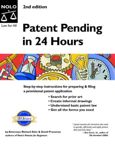 Beispielbild fr Patent Pending in 24 Hours zum Verkauf von HPB-Red