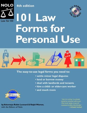 Imagen de archivo de 101 Law Forms for Personal Use a la venta por HPB-Red