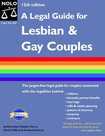 Stock image for A Legal Guide for Lesbian and Gay Couples for sale by HPB Inc.