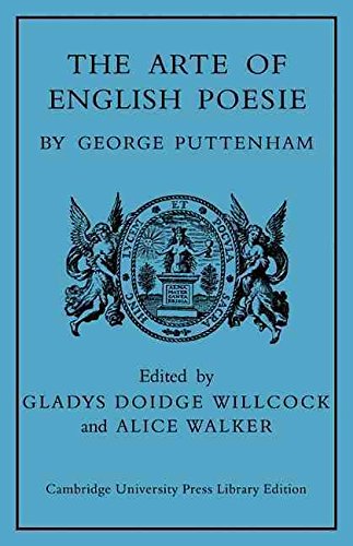 Beispielbild fr George Puttenham: The Arte of English Poesie zum Verkauf von Montclair Book Center