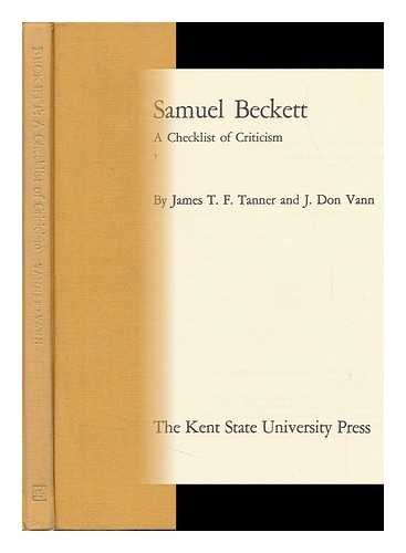 Stock image for Samuel Beckett : A Checklist for sale by Better World Books