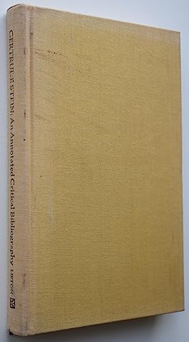 Imagen de archivo de Gertrude Stein : An Annotated Critical Bibliography a la venta por Better World Books