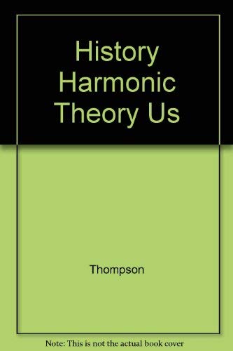 A history of harmonic theory in the United States