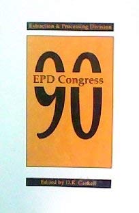 Imagen de archivo de Epd Congress 90 Proceedings of the Extractions Processing Division Congress a la venta por Mispah books