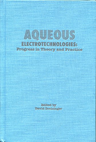 Imagen de archivo de Aqueous Electrotechnologies a la venta por Books Puddle