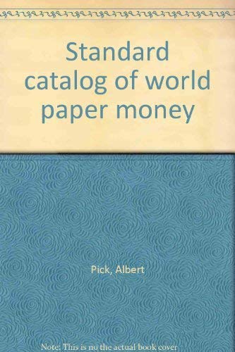 Beispielbild fr Standard Catalog of World Paper Money, Second Edition zum Verkauf von Browse Awhile Books