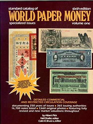 Standard Catalog of World Paper Money: V. 1 - C. Bruce, Neil Shafer, Colin R. Bruce, Albert Pick