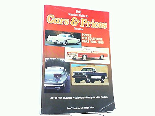 Beispielbild fr Standard Guide to Cars and Prices, 1993 zum Verkauf von Bingo Used Books