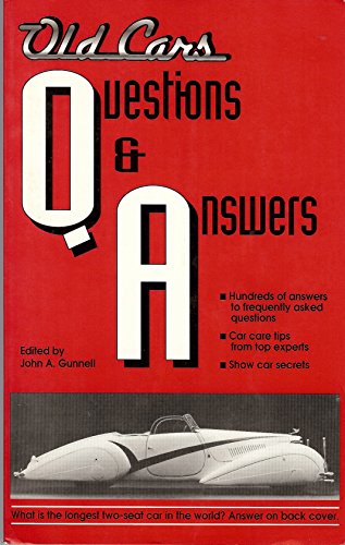 Imagen de archivo de Old Cars Questions & Answers a la venta por HPB-Diamond