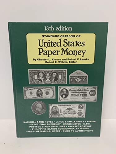 Imagen de archivo de Standard Catalog of United States Paper Money a la venta por HPB-Red