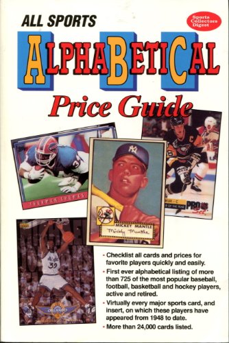 Stock image for All Sport Alphabetical Price Guide for sale by BooksRun