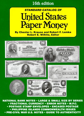 Stock image for Standard Catalog of United States Paper Money for sale by Wonder Book