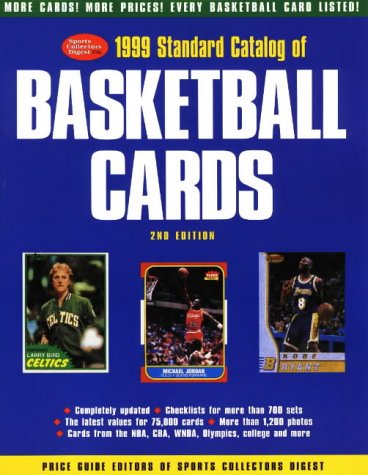 Beispielbild fr 1999 Standard Catalog of Basketball Cards zum Verkauf von HPB Inc.