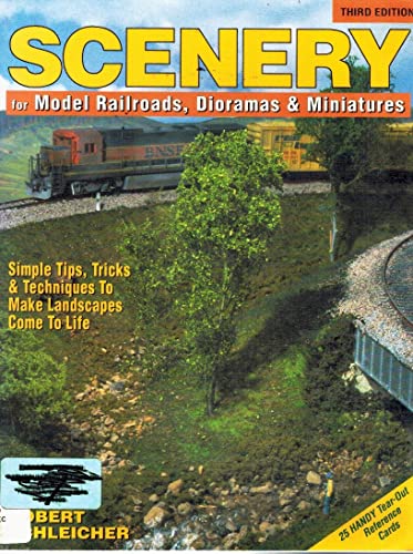 Stock image for Scenery for Model Railroads, Dioramas & Miniatures: With 25 Handy Tear-Out Reference Cards for sale by Goodwill of Colorado