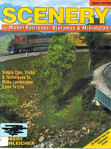 9780873417099: Scenery for Model Railroads, Dioramas & Miniatures: With 25 Handy Tear-Out Reference Cards