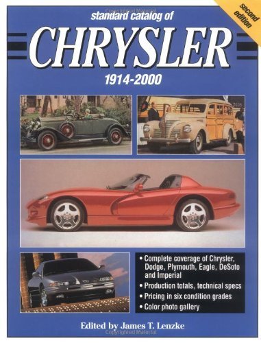 Beispielbild fr Standard Catalog of Chrysler, 1914-2000 zum Verkauf von Decluttr