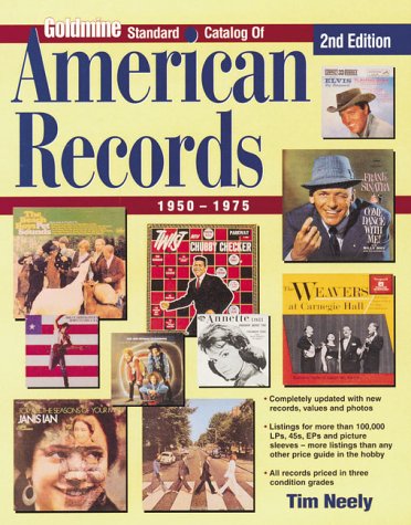 Beispielbild fr Standard Catalog of American Records, 1950-1975 (Goldmine Price Guide zum Verkauf von Hawking Books