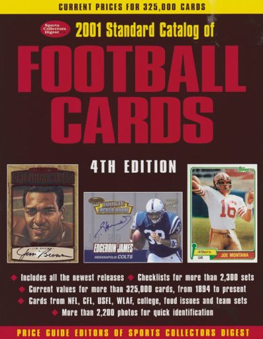 Stock image for 2001 Standard Catalog of Football Cards (Standard Catalog of Football Cards, 2001) for sale by Half Price Books Inc.